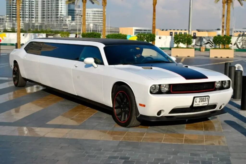 Dodge Challenger SRT Limousine Luxury on the Road