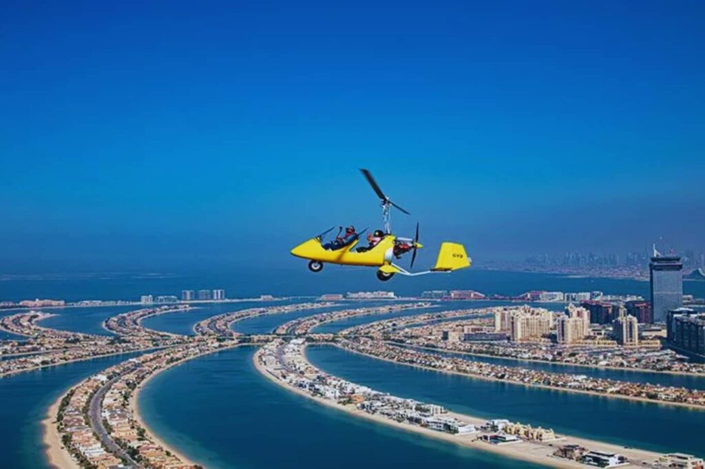 Gyrocopter Flight In Dubai From Palm Dropzone