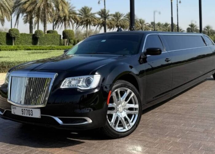 Chrysler C300 Ghost Edition Limo Ride Dubai 2025