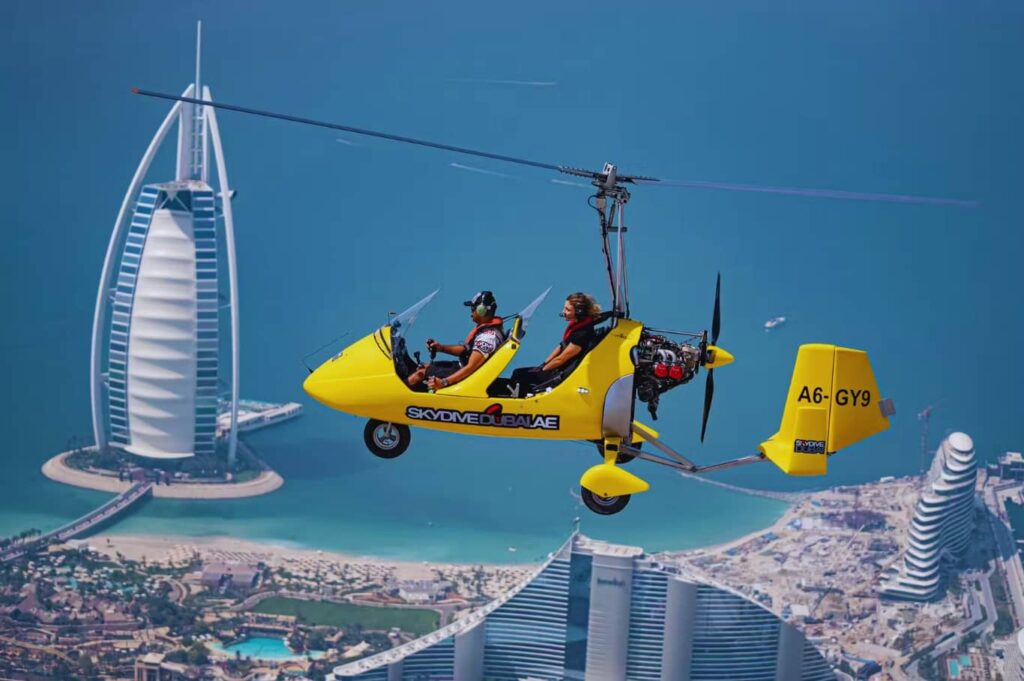 Gyrocopter Flight In Dubai From Palm Dropzone