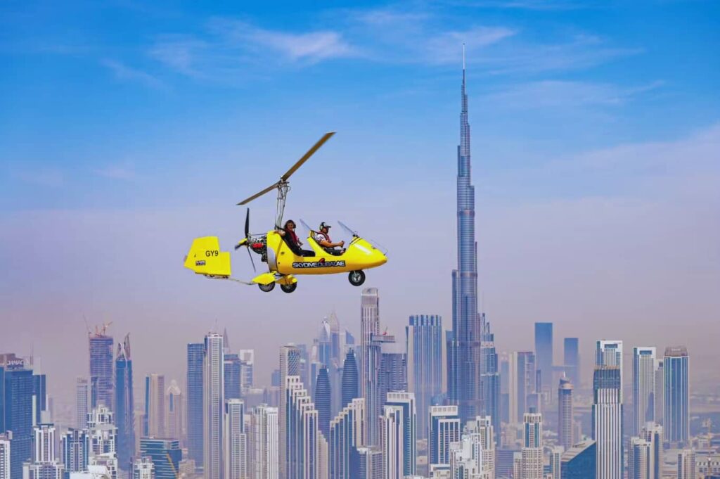 Gyrocopter Flight In Dubai From Palm Dropzone