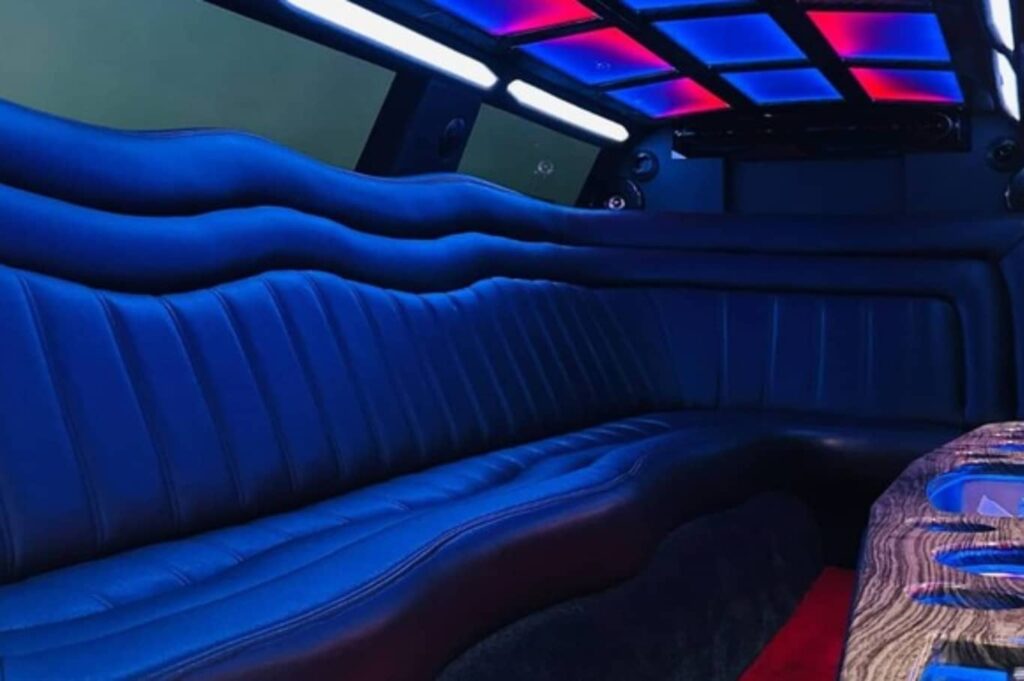Chrysler C300 Ghost Edition Limo Ride Dubai 2025 Interior Design