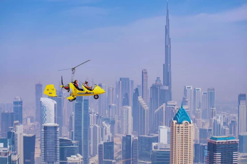 Gyrocopter Flight In Dubai From Palm Dropzone
