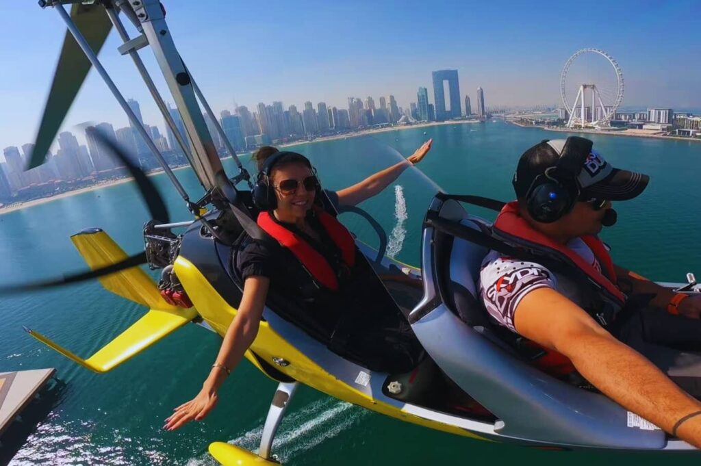 Gyrocopter Flight In Dubai From Palm Dropzone