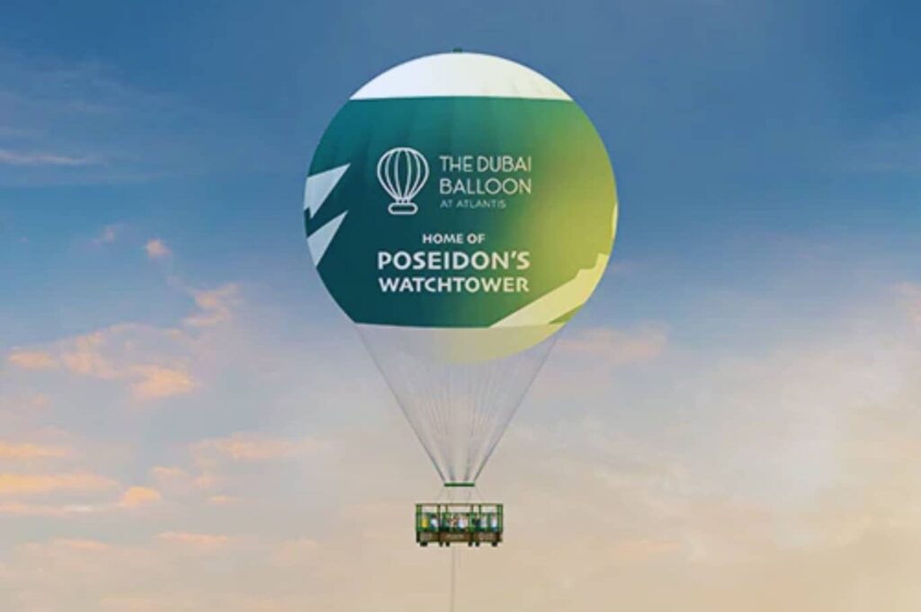 The Dubai Balloon at Atlantis Beautiful at dubai Marina