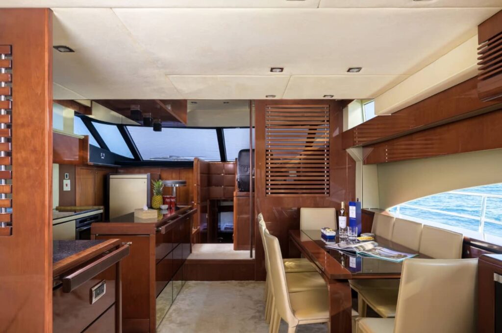 68 FT Platinum Premium Yacht Bathrooms