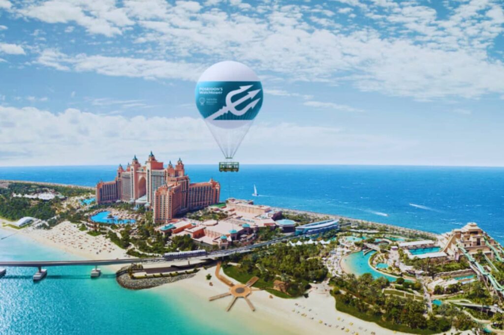 The Dubai Balloon at Atlantis Beautiful at dubai Marina