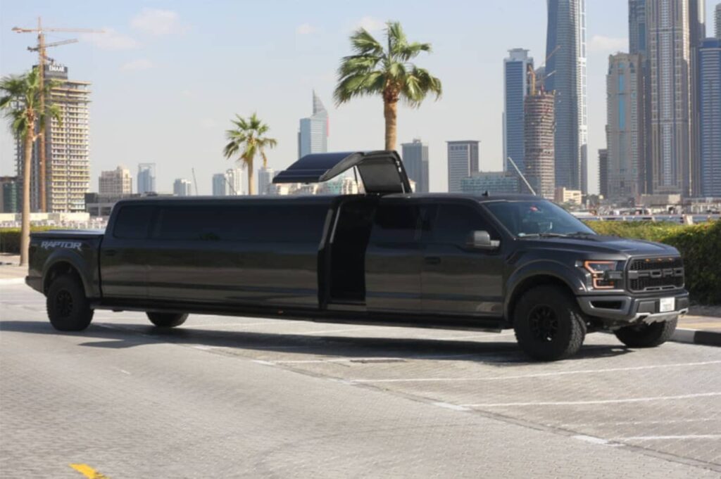 Ford Raptor Limousine Dubai Luxury