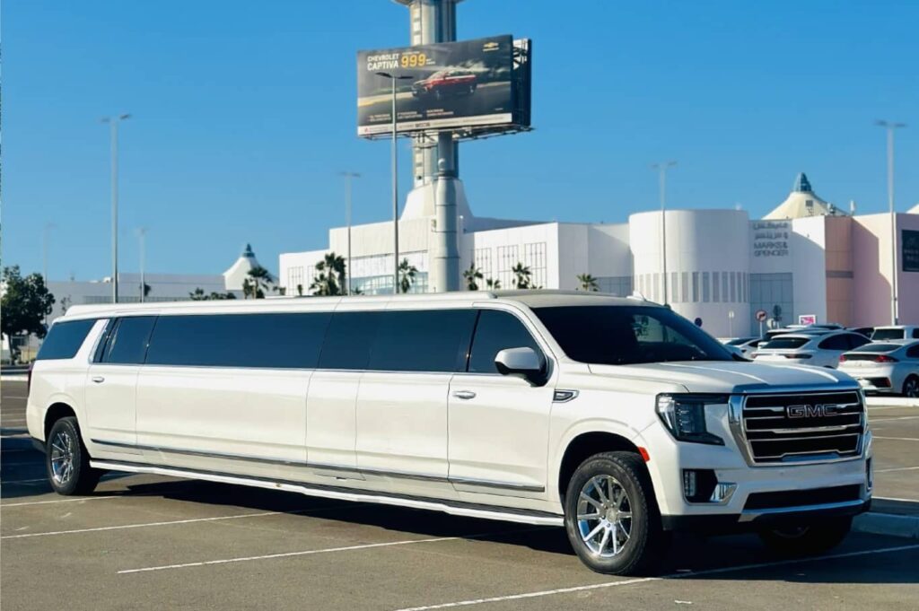 GMC Yukon Diamond Edition Limousine Gesture Control