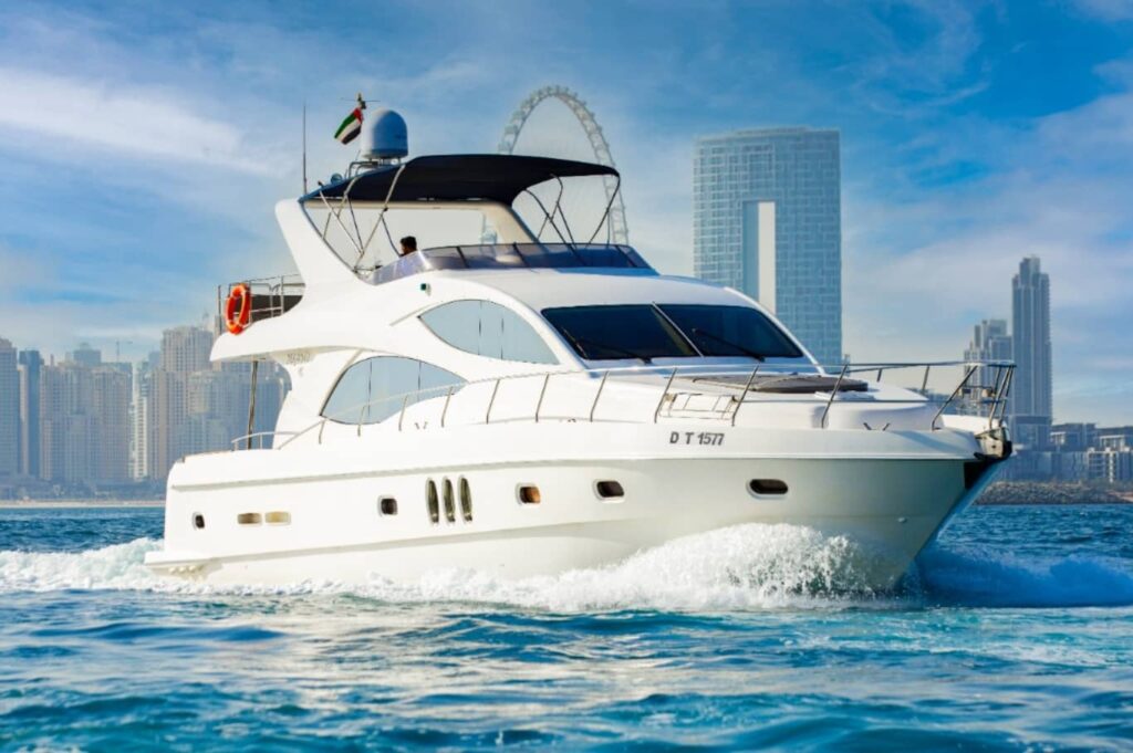 Majesty 66 FT Yacht Rental Dubai Sail on the Water