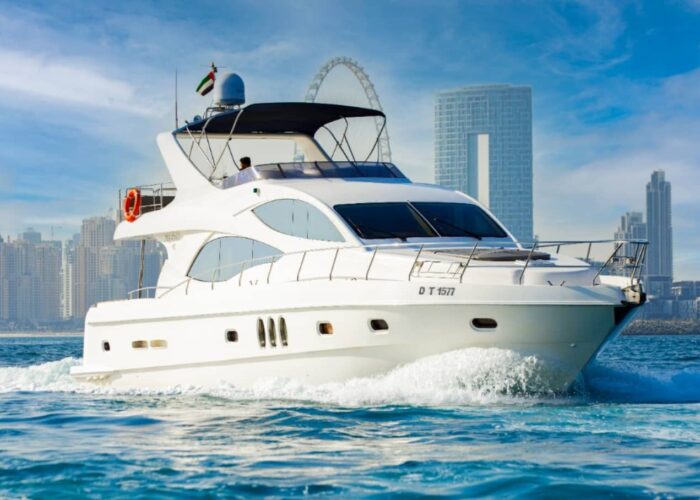 Majesty 66 FT Yacht Rental Dubai Sail on the Water