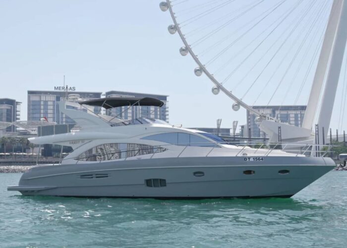 Majesty 59 FT Yacht Rental Dubai Sail in the Water
