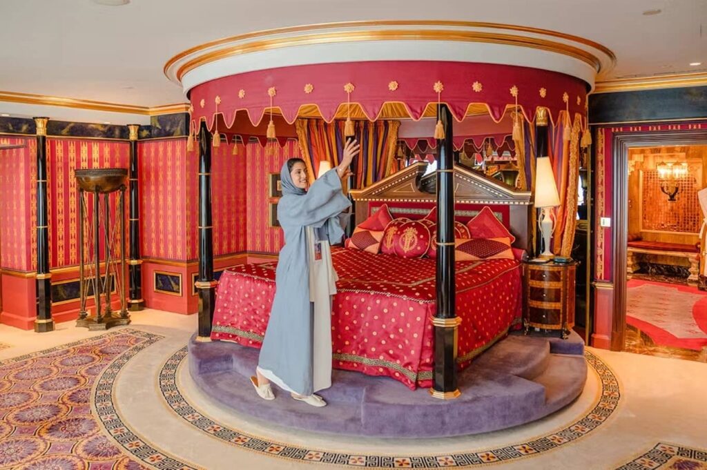 Guided Inside Burj Al Arab Traditional Emirati welcome