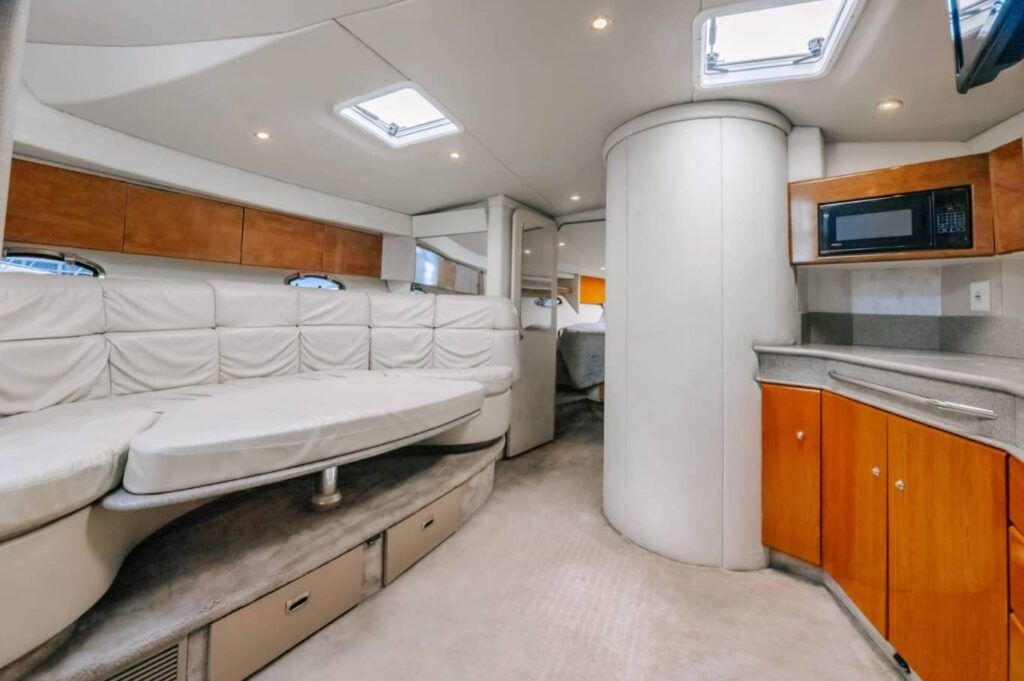 45 FT Seamaster Yacht Living Area Bedrooms