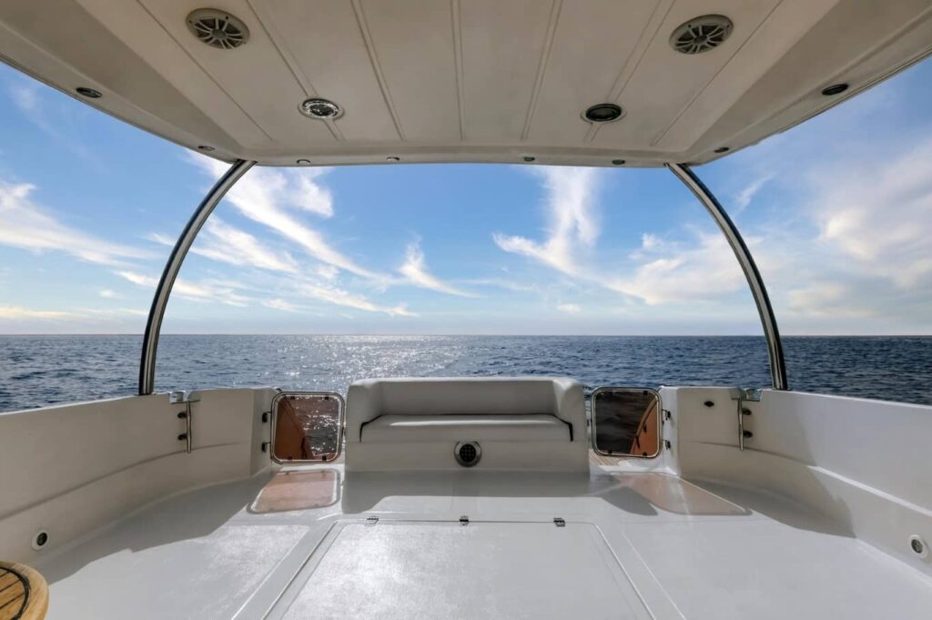 50 FT Seamaster 1 Yacht Luxury on the Water Upper Deck