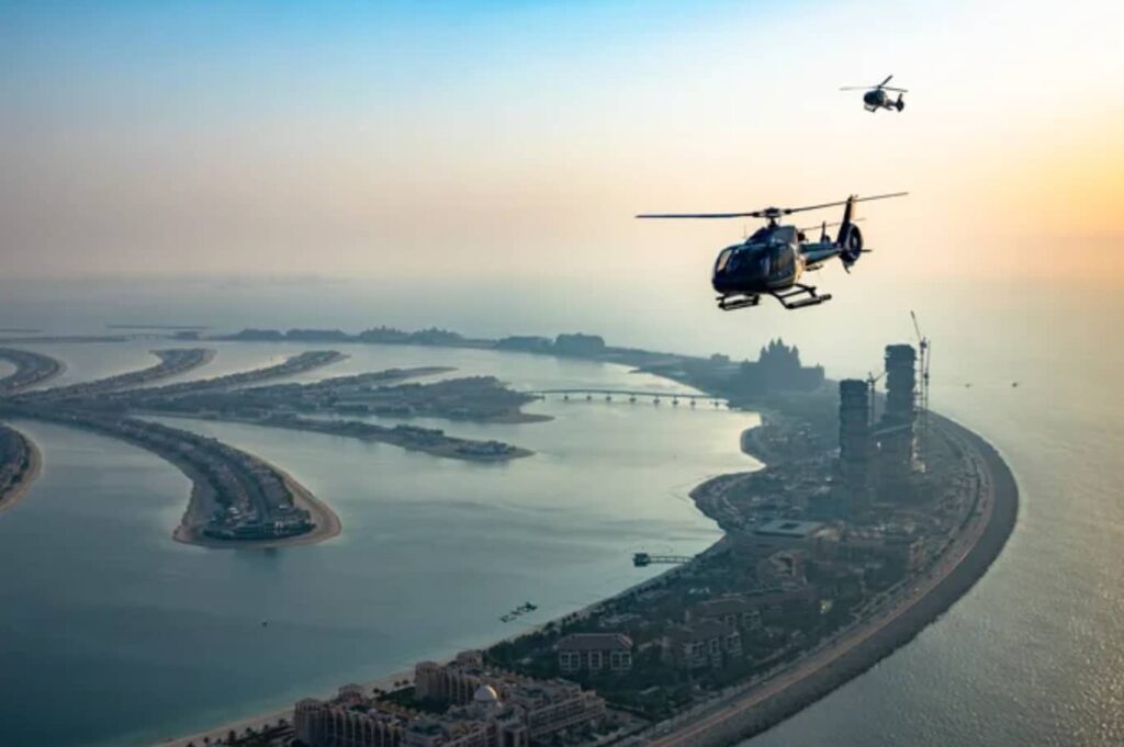 Helicopter Sightseeing Tour From Atlantis The Palm