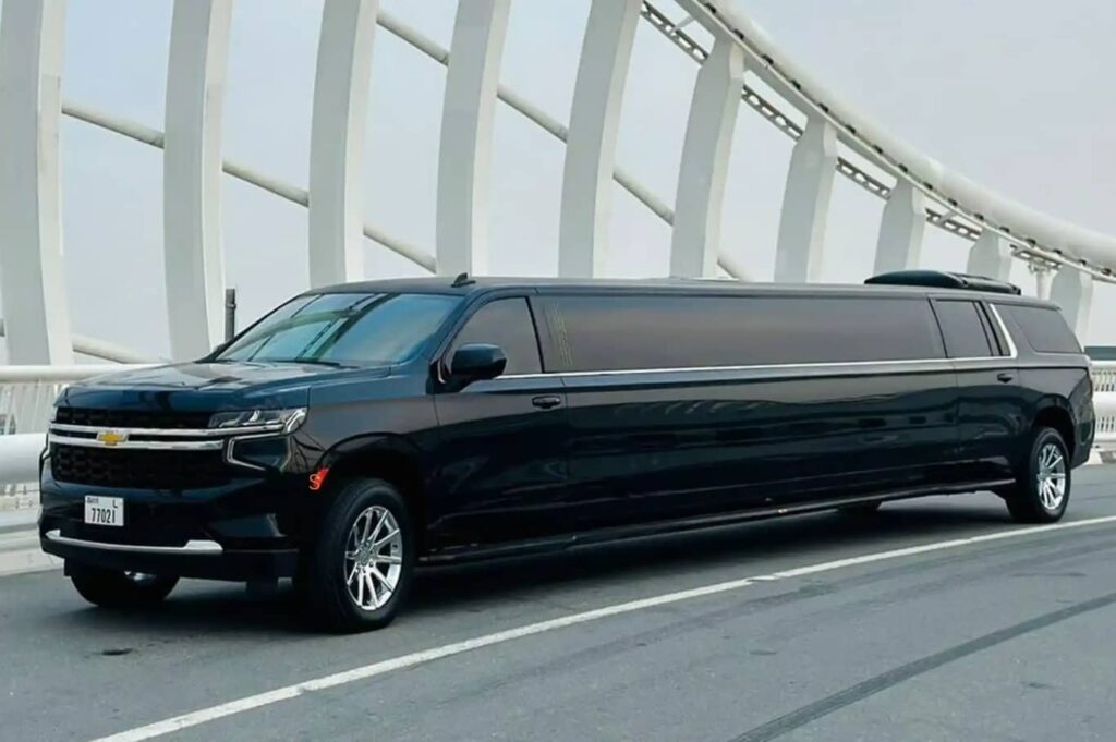 Chevrolet Suburban Kohinoor Edition Limousine Black Luxury on the Road
