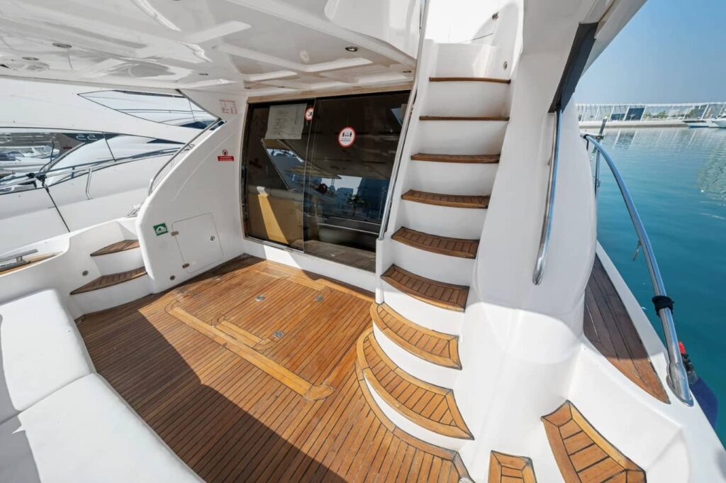Jasmine 55 Ft. Yacht Rental Dubai Cabin