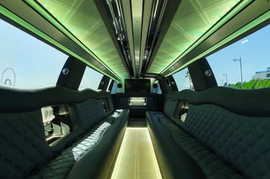 Ford Raptor Limousine Dubai Luxury Leather Interior