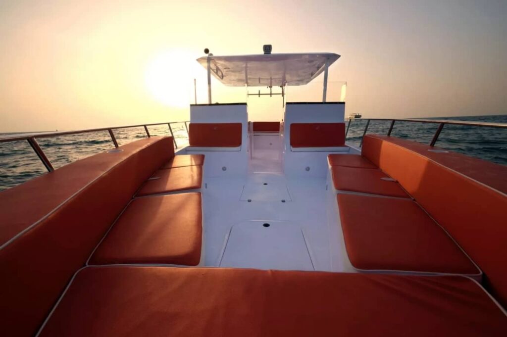 35 FT Seamaster Yacht Outdoor Setting Area