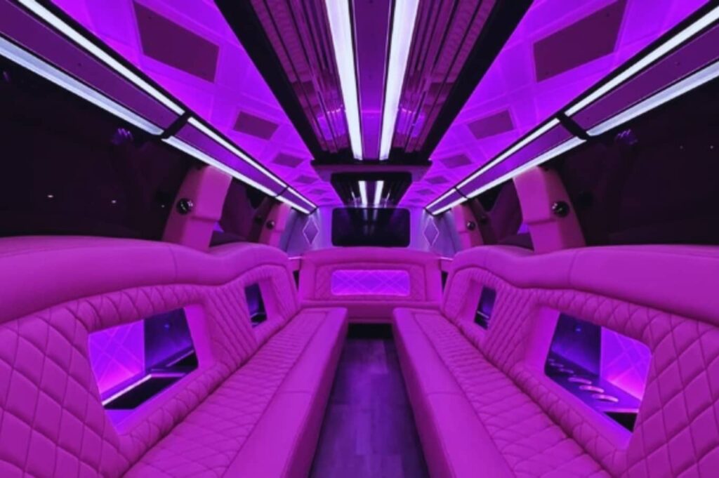 GMC Yukon Malala Edition Limousine Fully stocked refreshment bar.