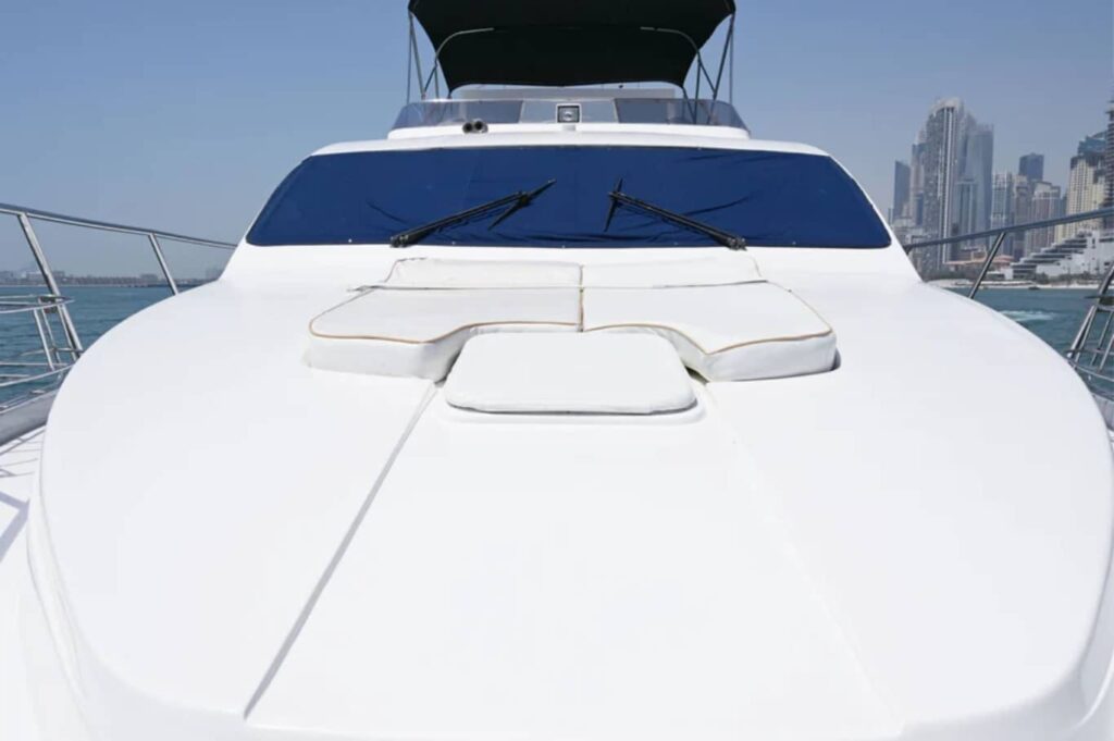 Majesty 59 FT Yacht Rental Dubai Sail in the Water