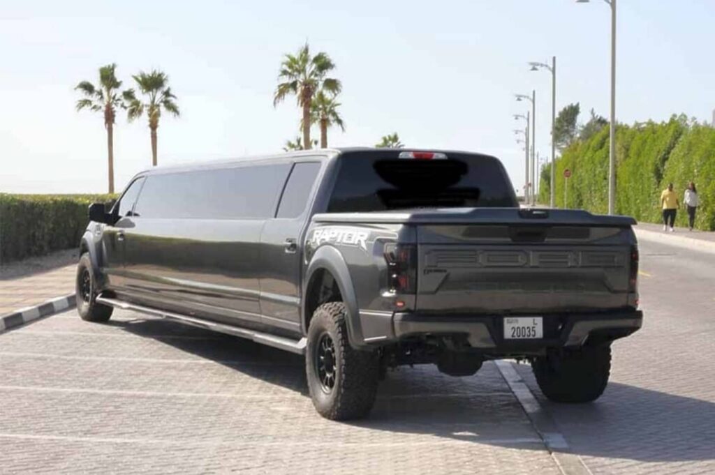 Ford Raptor Limousine Dubai Luxury