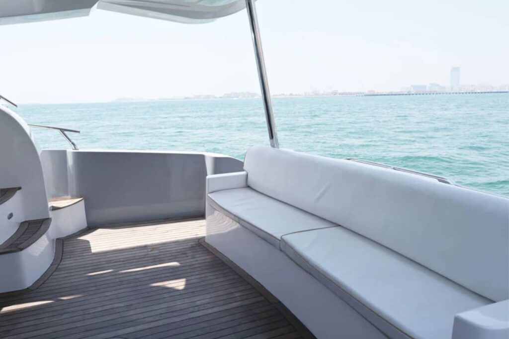 Majesty 59 FT Yacht Rental Dubai Sail in the Water