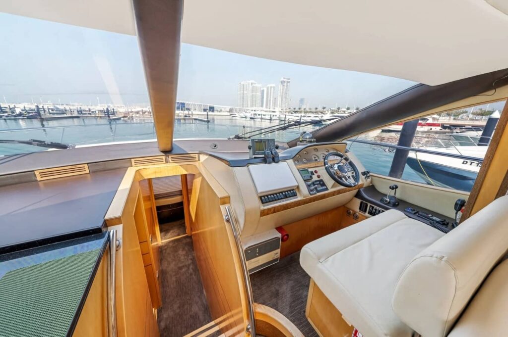 Jasmine 55 Ft. Yacht Rental Dubai Upper Deck