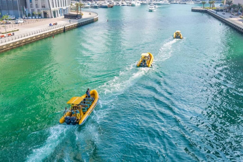 Yellow Boats Tour Dubai