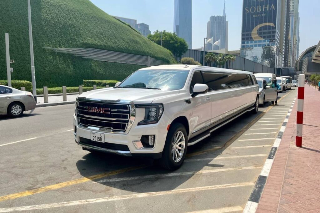 GMC Yukon Diamond Edition Limousine Steering Assist