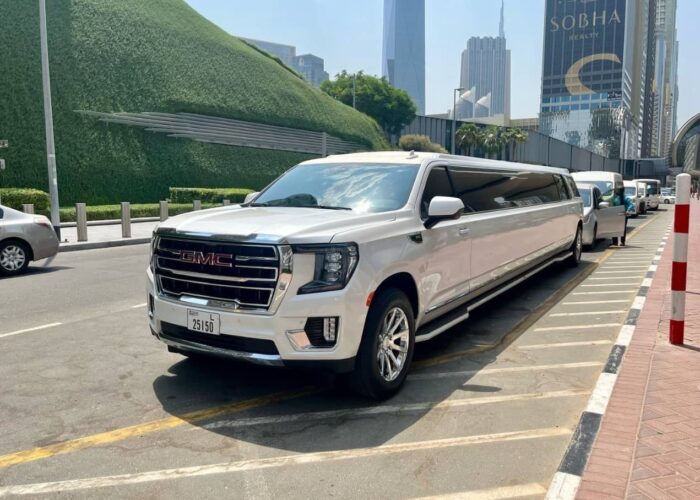 GMC Yukon Diamond Edition Limousine Steering Assist