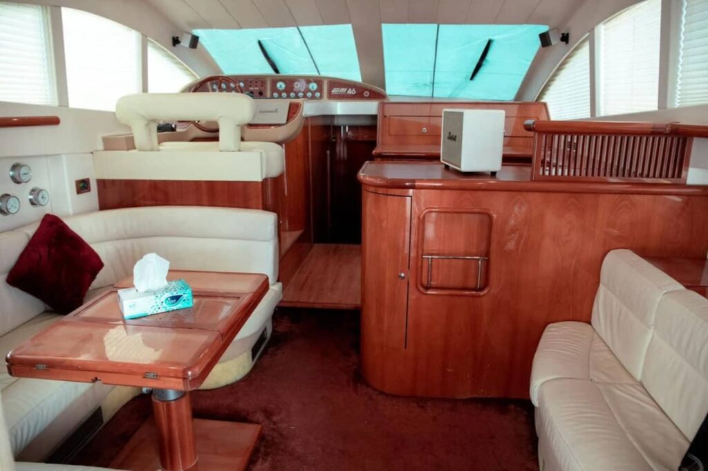 Enterprise 48 Ft. Yacht Rental Bathroom