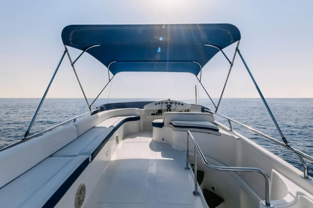 50 FT Seamaster 1 Yacht Luxury on the Water Upper Deck