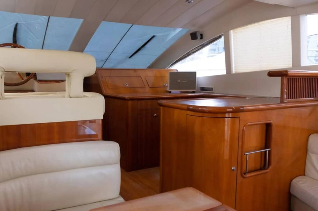Enterprise 48 Ft. Yacht Rental Dubai Kitchen