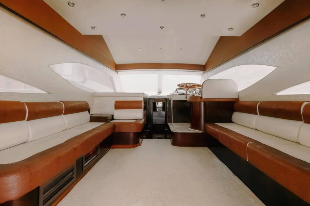 50 FT Seamaster 1 Yacht Living Rooms