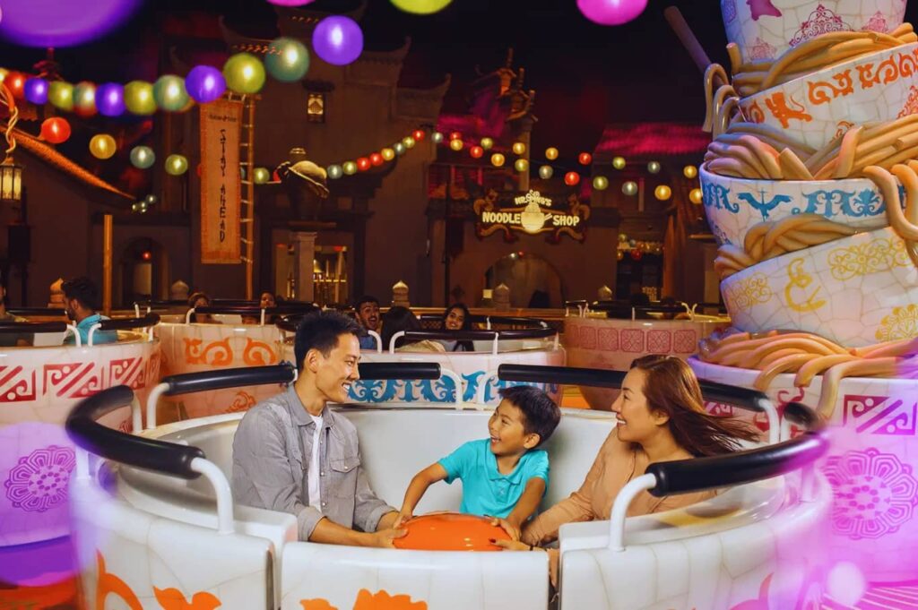 Motiongate Dubai Tickets The Noodle Fling ride of Mr. Ping