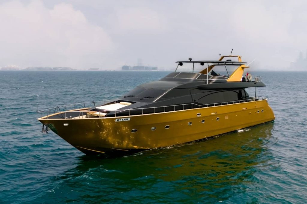 85 FT Anna Yacht Dubai Luxury Sailing Marina View