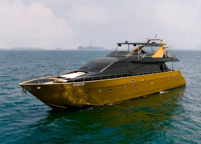 85 FT Anna Yacht Dubai Luxury Sailing Marina View