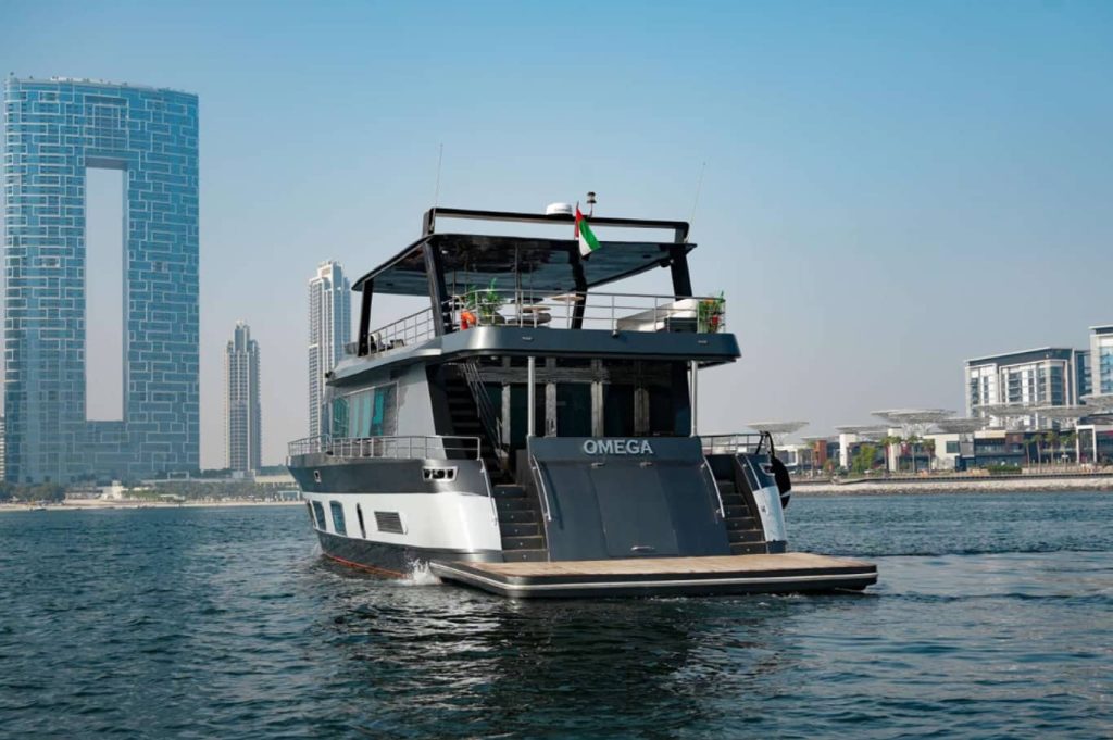 100 FT Omega Yacht Dubai Sail on Water