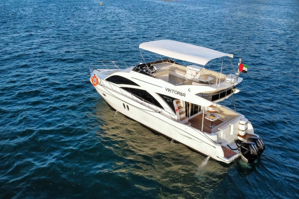 46 FT Viktoriia Yacht Dubai Sail in the Water