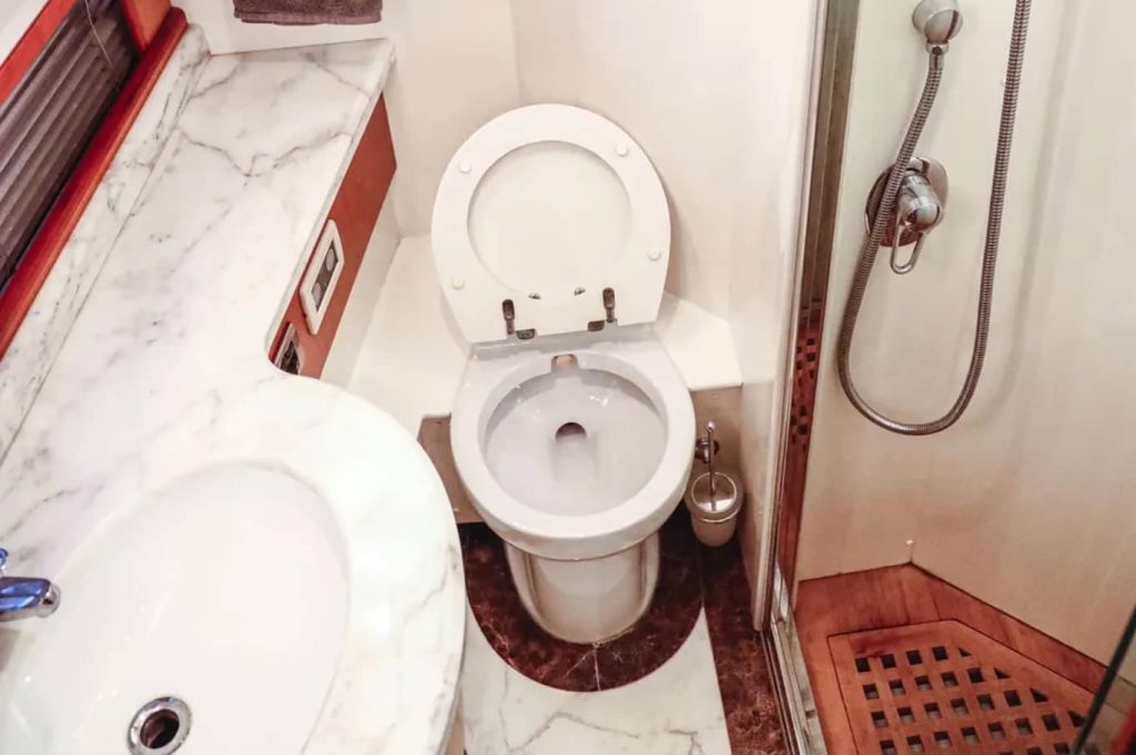 64 FT Dominator Yacht Dubai Toilets