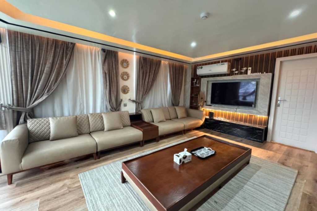 70-ft Castle Yacht Dubai Seating Area