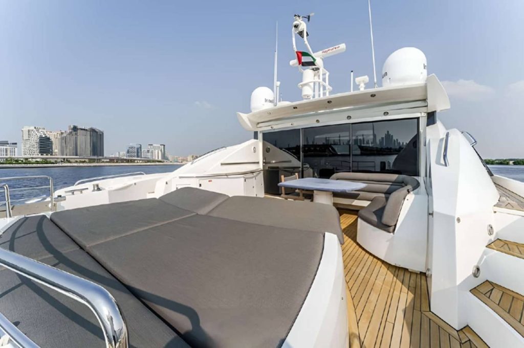 84 FT Sunseeker Yacht Dubai Open Area