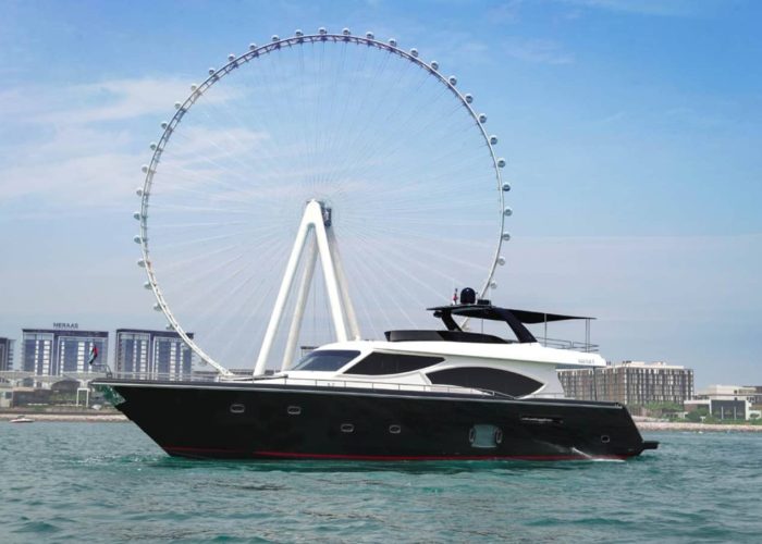 95 FT Black Pearl Yacht Dubai Dubai Wheel