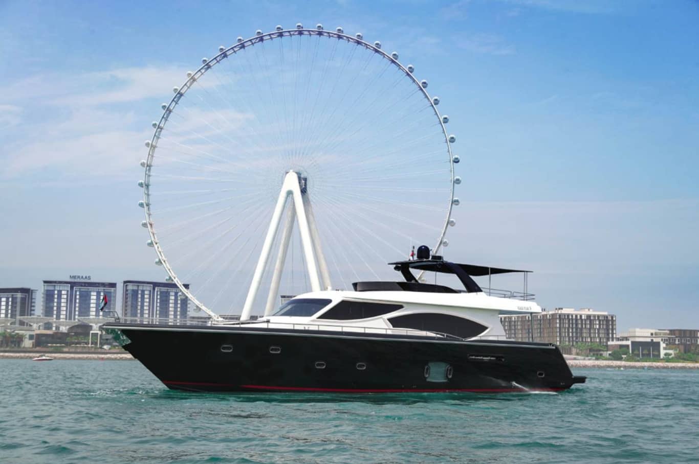 95 FT Black Pearl Yacht Dubai Dubai Wheel