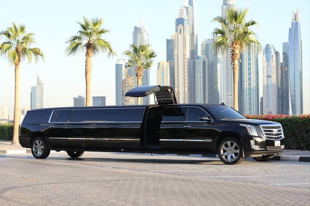 Black Panther Limousine Ride in Dubai
