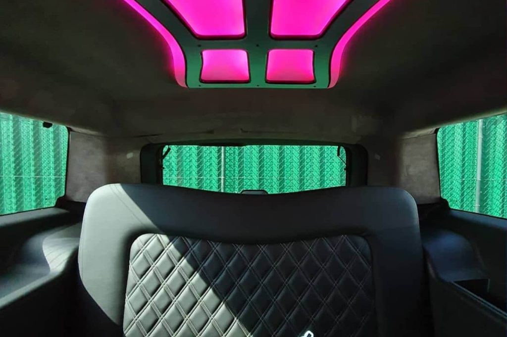 Black Panther Limousine Ride in Dubai Interior