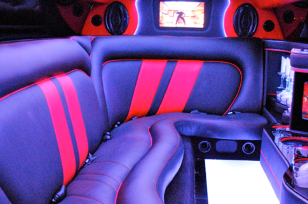 Dodge Challenger SRT Limousine Dubai Interior Design