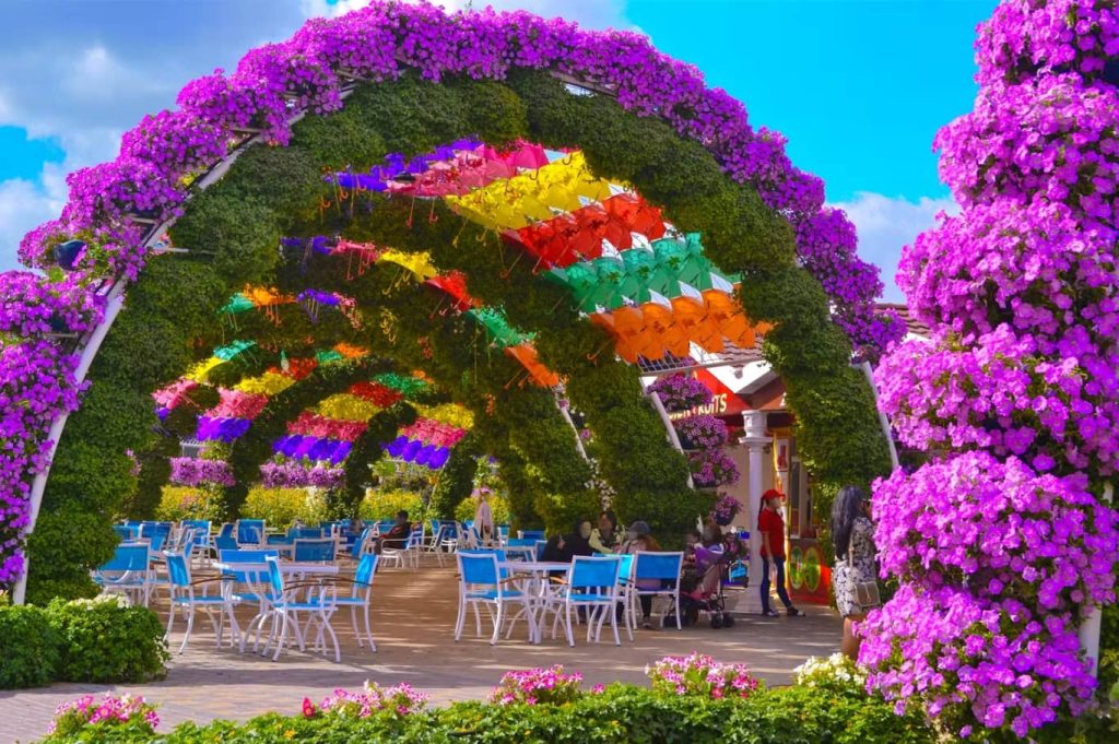 Dubai Miracle Garden Tickets Tunnel